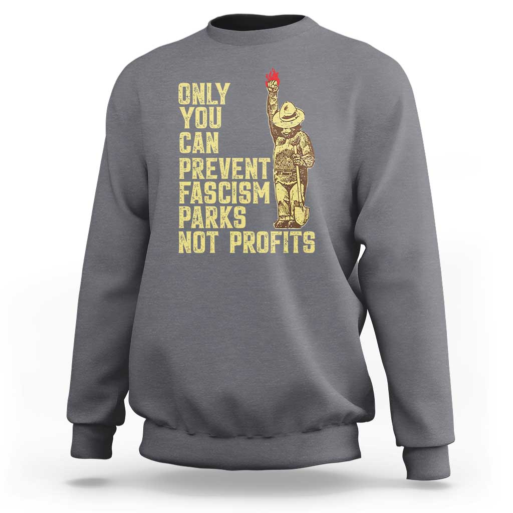 Protect Our National Parks Sweatshirt Bear Progressive Funny Gift