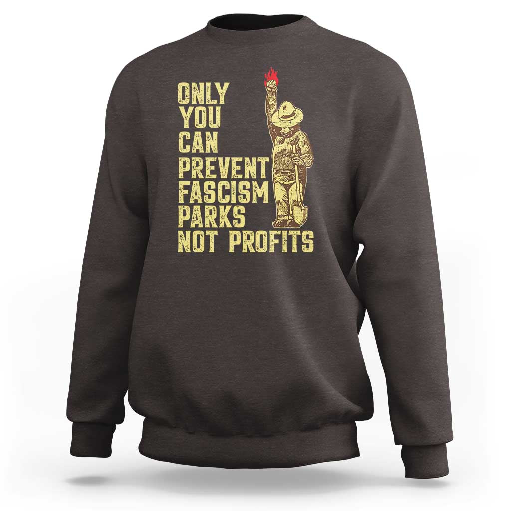 Protect Our National Parks Sweatshirt Bear Progressive Funny Gift