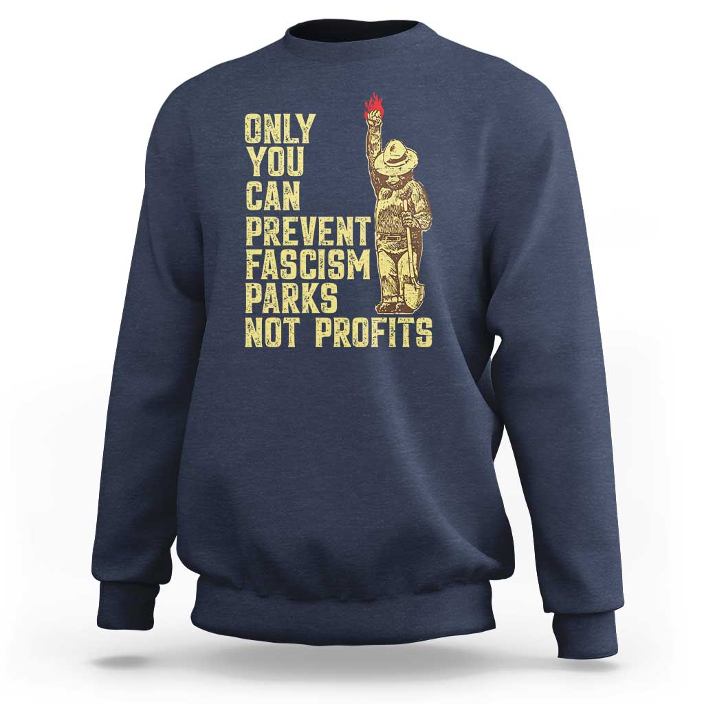 Protect Our National Parks Sweatshirt Bear Progressive Funny Gift