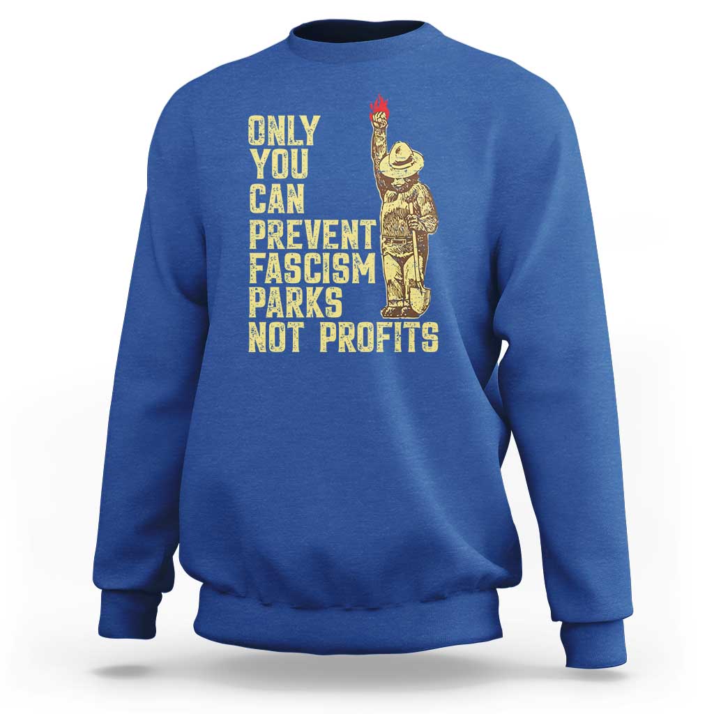 Protect Our National Parks Sweatshirt Bear Progressive Funny Gift