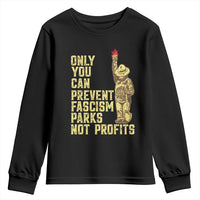 Protect Our National Parks Youth Sweatshirt Bear Progressive Funny Gift