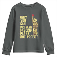 Protect Our National Parks Youth Sweatshirt Bear Progressive Funny Gift