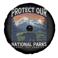 Protect Our National Parks Spare Tire Cover Vintage NPS Bear Mountains