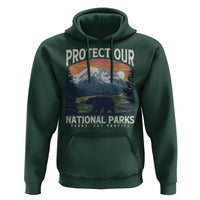Protect Our National Parks Hoodie Vintage NPS Bear Mountains