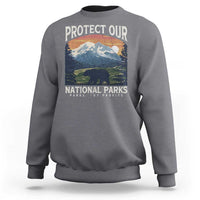 Protect Our National Parks Sweatshirt Vintage NPS Bear Mountains