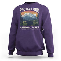 Protect Our National Parks Sweatshirt Vintage NPS Bear Mountains