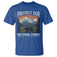 Protect Our National Parks T Shirt Vintage NPS Bear Mountains