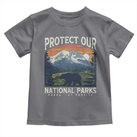 Protect Our National Parks Toddler T Shirt Vintage NPS Bear Mountains