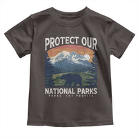 Protect Our National Parks Toddler T Shirt Vintage NPS Bear Mountains