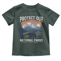 Protect Our National Parks Toddler T Shirt Vintage NPS Bear Mountains