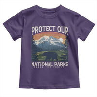 Protect Our National Parks Toddler T Shirt Vintage NPS Bear Mountains