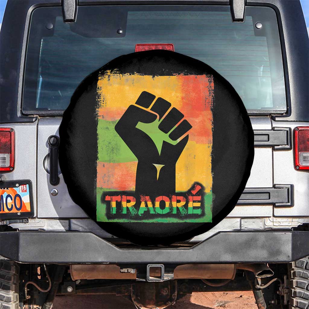 Burkina Faso Ibrahim Traoré Spare Tire Cover