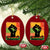Burkina Faso Ibrahim Traoré Ceramic Ornament - Wonder Print Shop