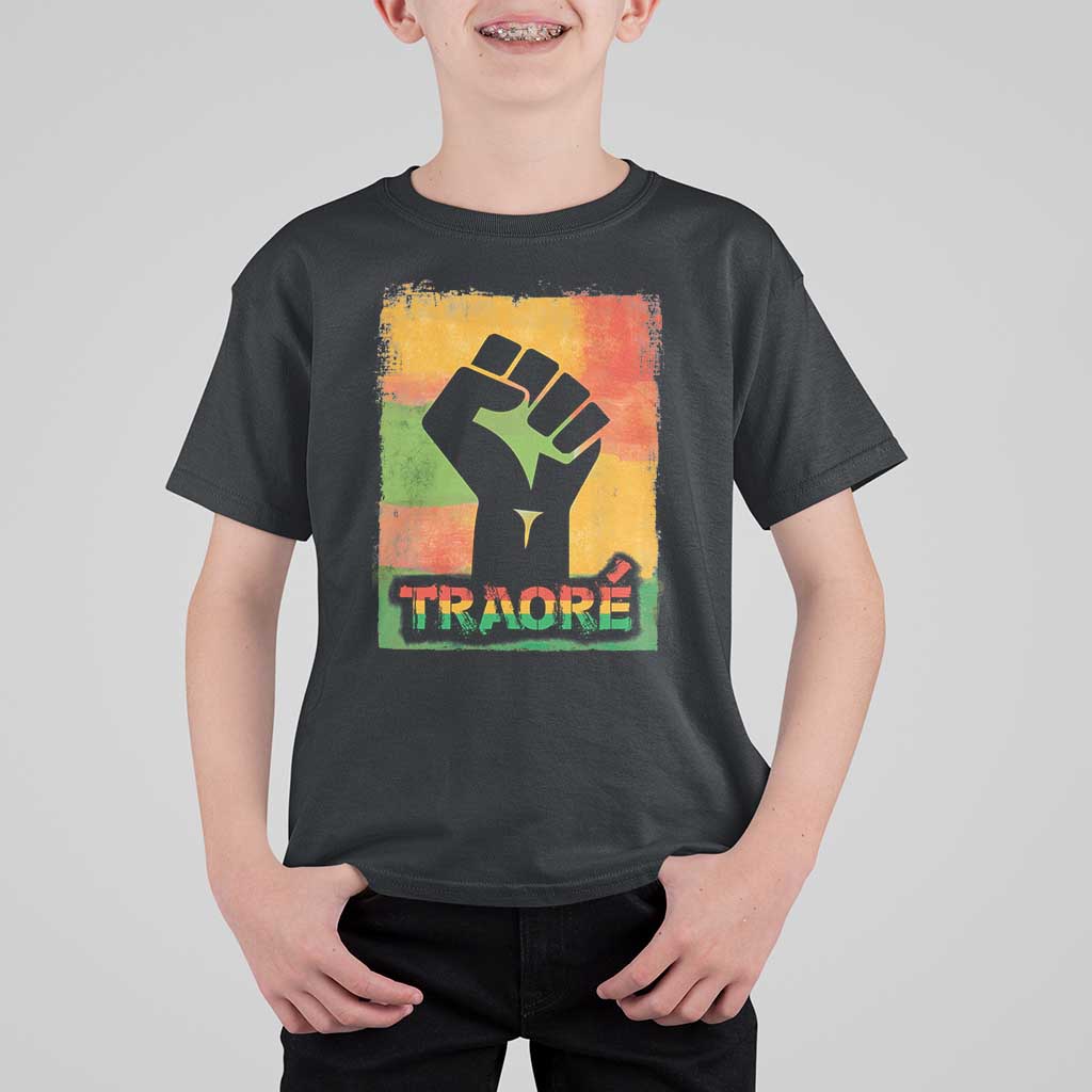 Burkina Faso Ibrahim Traoré T Shirt For Kid