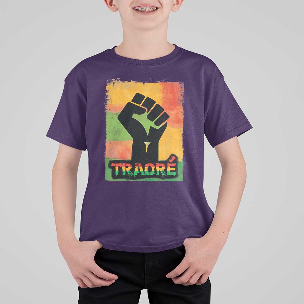 Burkina Faso Ibrahim Traoré T Shirt For Kid