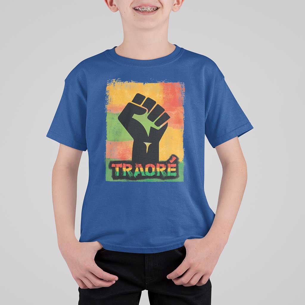 Burkina Faso Ibrahim Traoré T Shirt For Kid