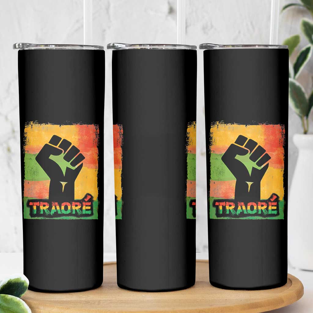 Burkina Faso Ibrahim Traoré Skinny Tumbler