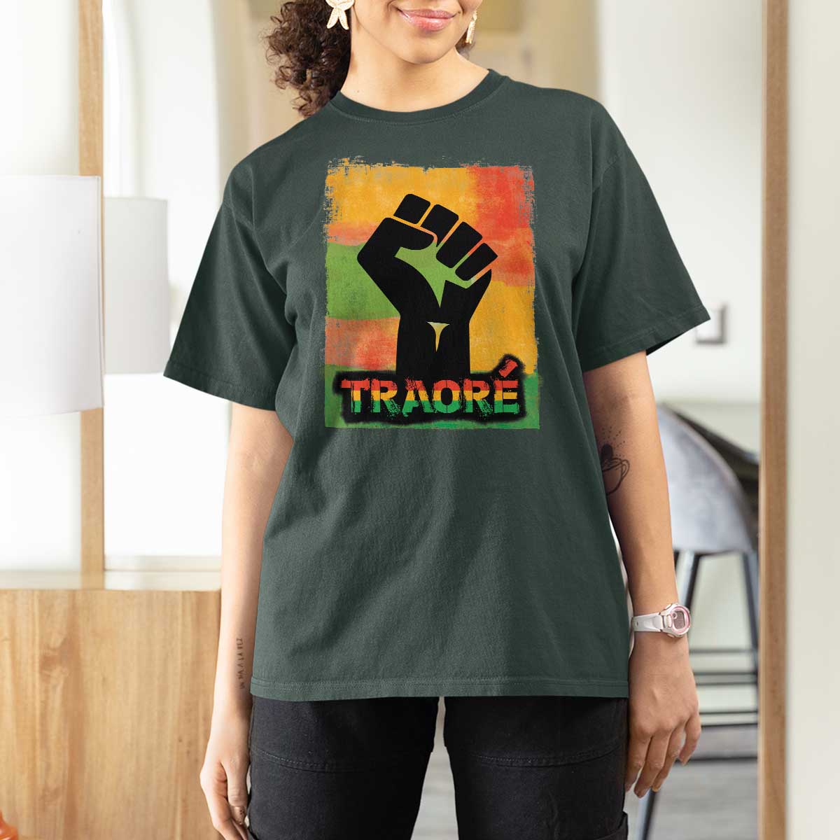 Burkina Faso Ibrahim Traoré T Shirt For Women