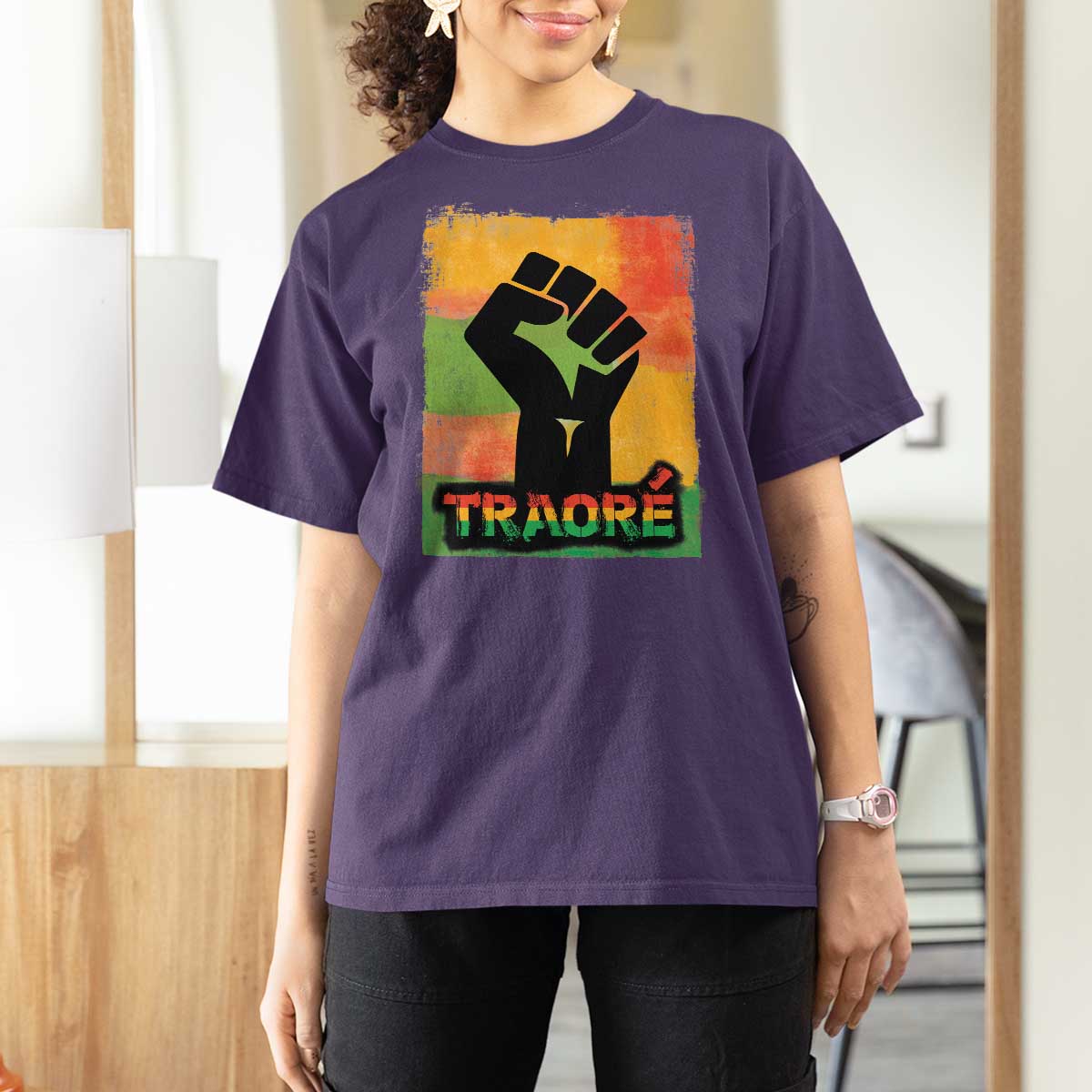 Burkina Faso Ibrahim Traoré T Shirt For Women