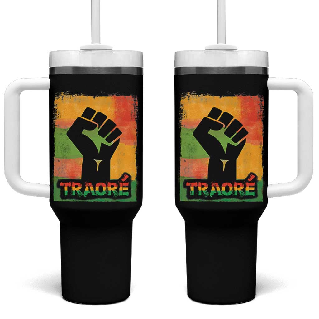 Burkina Faso Ibrahim Traoré Tumbler With Handle