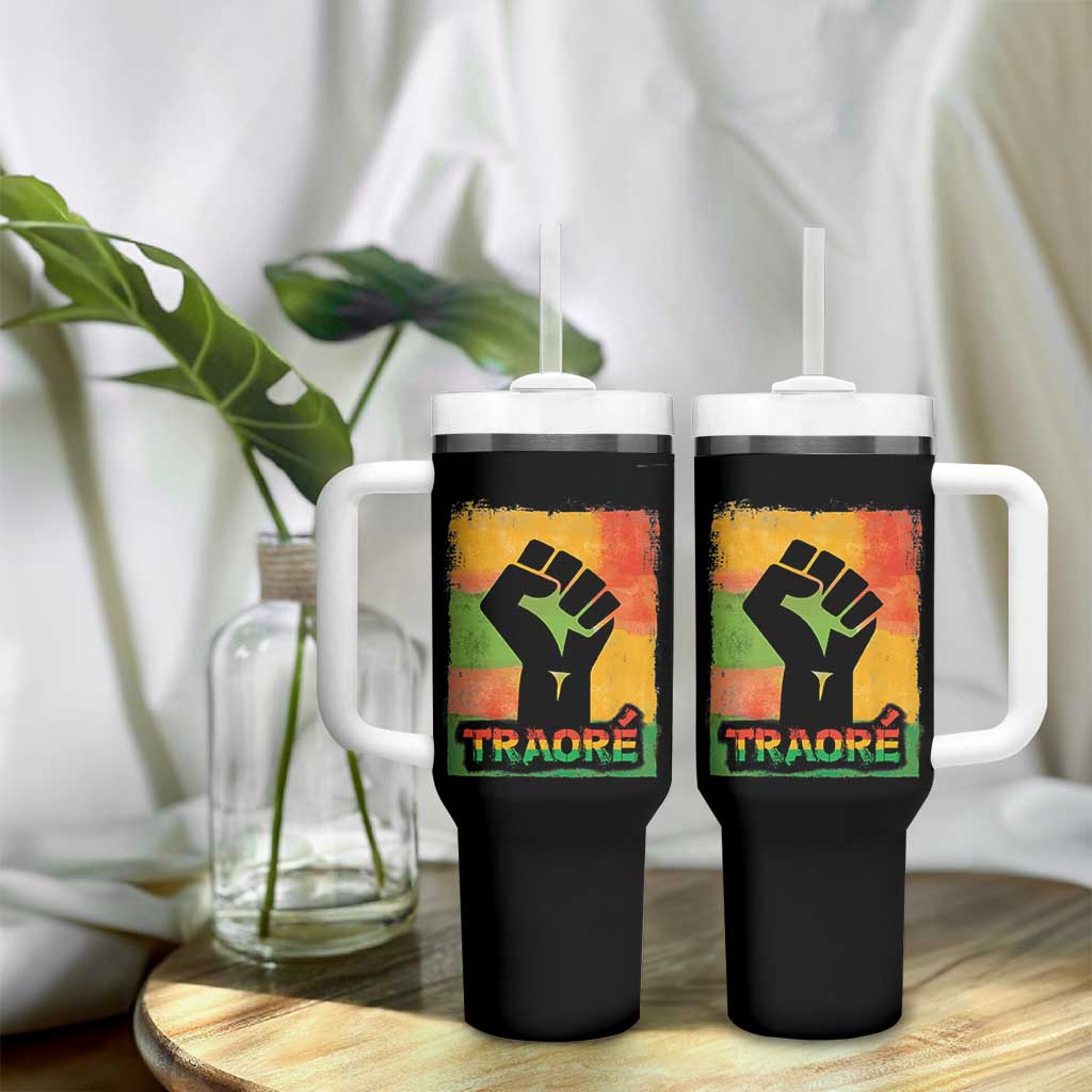 Burkina Faso Ibrahim Traoré Tumbler With Handle