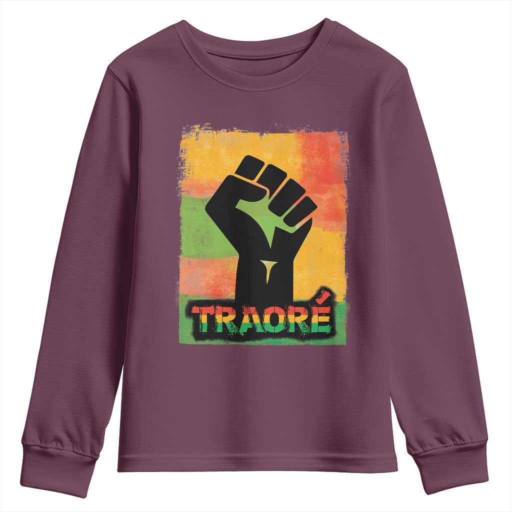 Burkina Faso Ibrahim Traoré Youth Sweatshirt