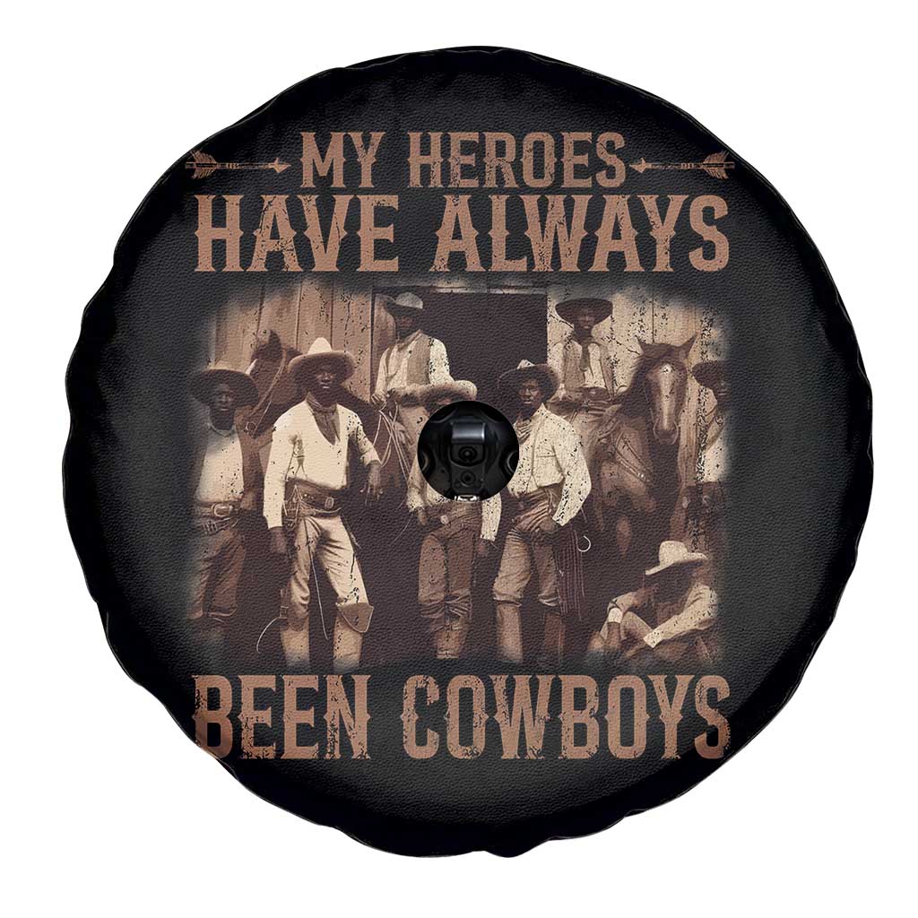 Black Cowboys Spare Tire Cover Western Rodeo Melanin Black History Texas Men
