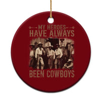 Black Cowboys Ceramic Ornament Western Rodeo Melanin Black History Texas Men - Wonder Print Shop