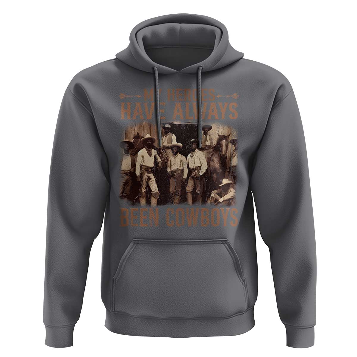 Black Cowboys Hoodie Western Rodeo Melanin Black History Texas Men