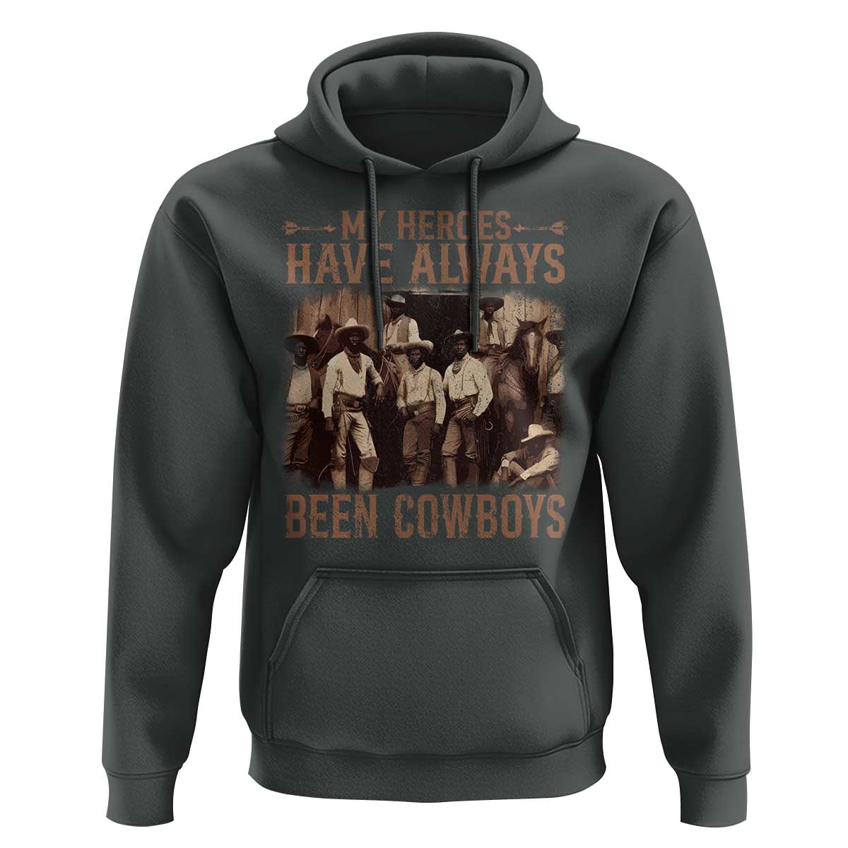 Black Cowboys Hoodie Western Rodeo Melanin Black History Texas Men