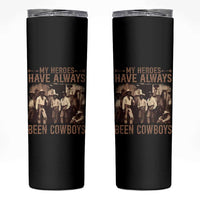 Black Cowboys Skinny Tumbler Western Rodeo Melanin Black History Texas Men