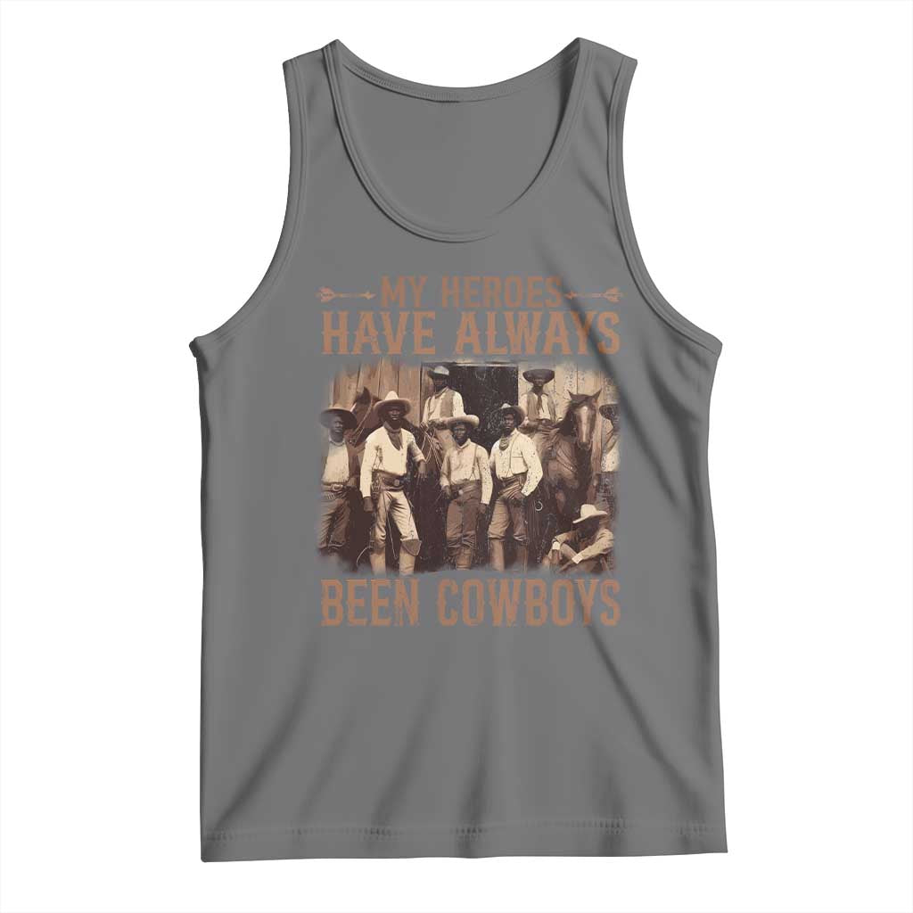 Black Cowboys Tank Top Western Rodeo Melanin Black History Texas Men