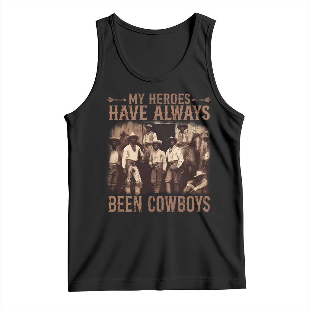 Black Cowboys Tank Top Western Rodeo Melanin Black History Texas Men