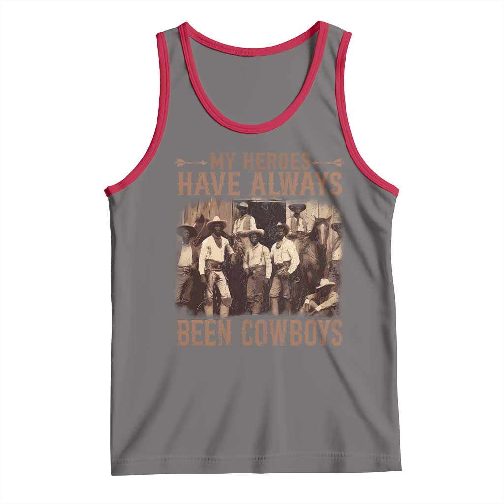 Black Cowboys Tank Top Western Rodeo Melanin Black History Texas Men