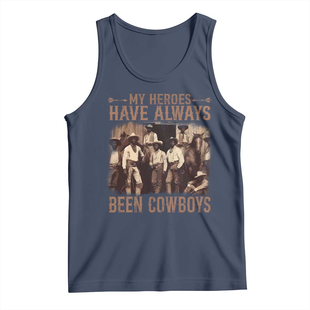 Black Cowboys Tank Top Western Rodeo Melanin Black History Texas Men