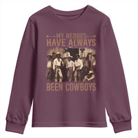 Black Cowboys Youth Sweatshirt Western Rodeo Melanin Black History Texas Men