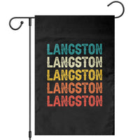Langston Garden Flag Oklahoma Retro Vintage City