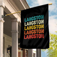 Langston Garden Flag Oklahoma Retro Vintage City