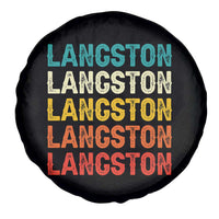 Langston Spare Tire Cover Oklahoma Retro Vintage City