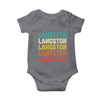 Langston Baby Onesie Oklahoma Retro Vintage City