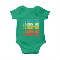 Langston Baby Onesie Oklahoma Retro Vintage City