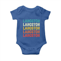 Langston Baby Onesie Oklahoma Retro Vintage City
