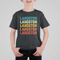 Langston T Shirt For Kid Oklahoma Retro Vintage City
