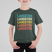 Langston T Shirt For Kid Oklahoma Retro Vintage City