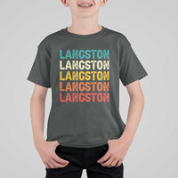 Langston T Shirt For Kid Oklahoma Retro Vintage City