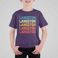 Langston T Shirt For Kid Oklahoma Retro Vintage City