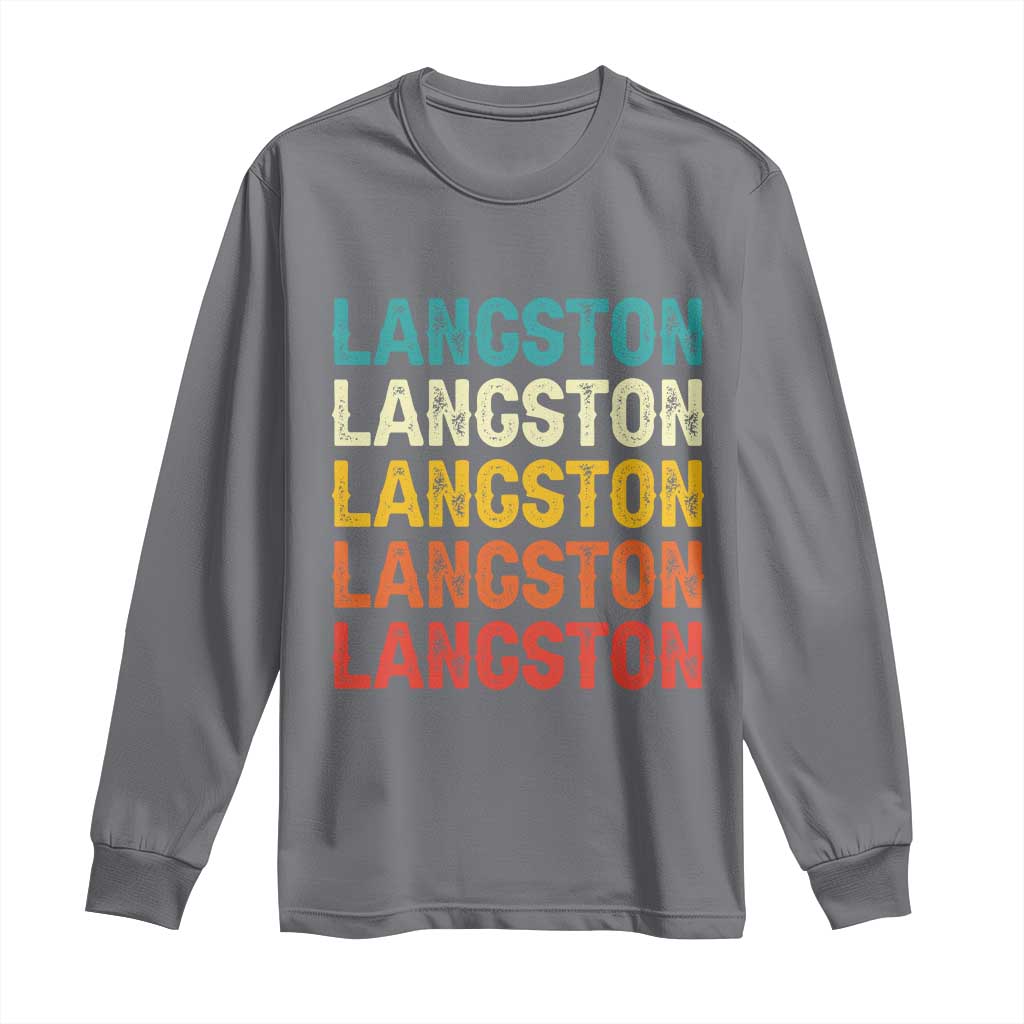 Langston Long Sleeve Shirt Oklahoma Retro Vintage City