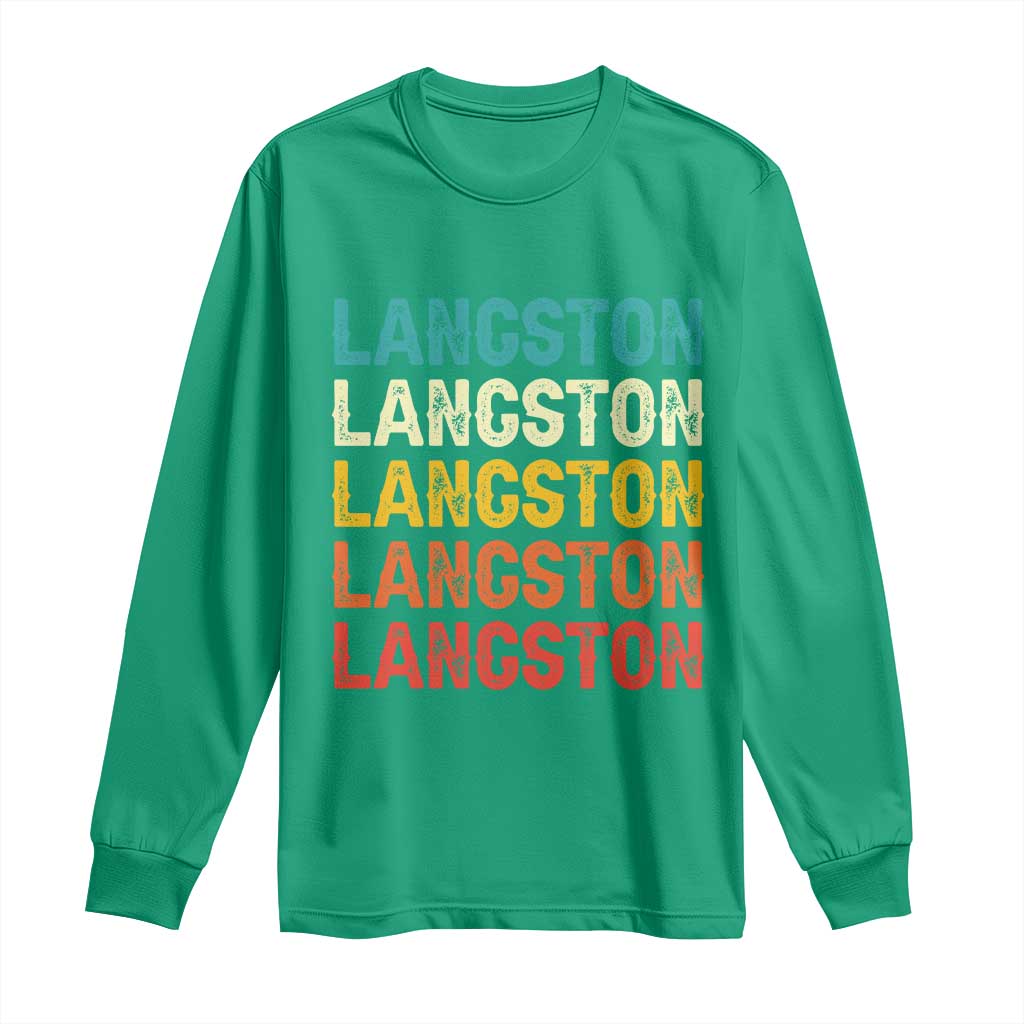 Langston Long Sleeve Shirt Oklahoma Retro Vintage City