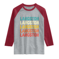 Langston Raglan Shirt Oklahoma Retro Vintage City