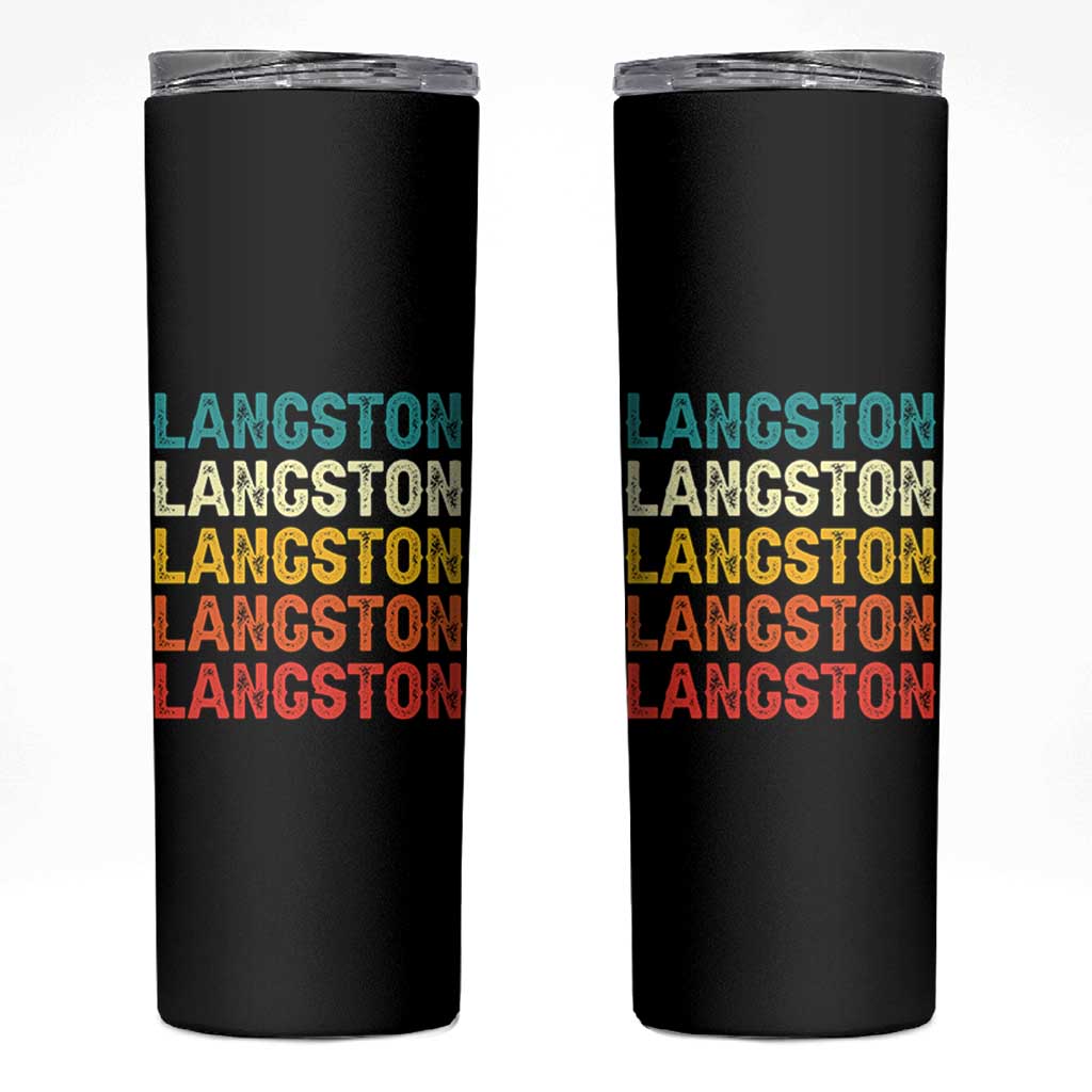 Langston Skinny Tumbler Oklahoma Retro Vintage City